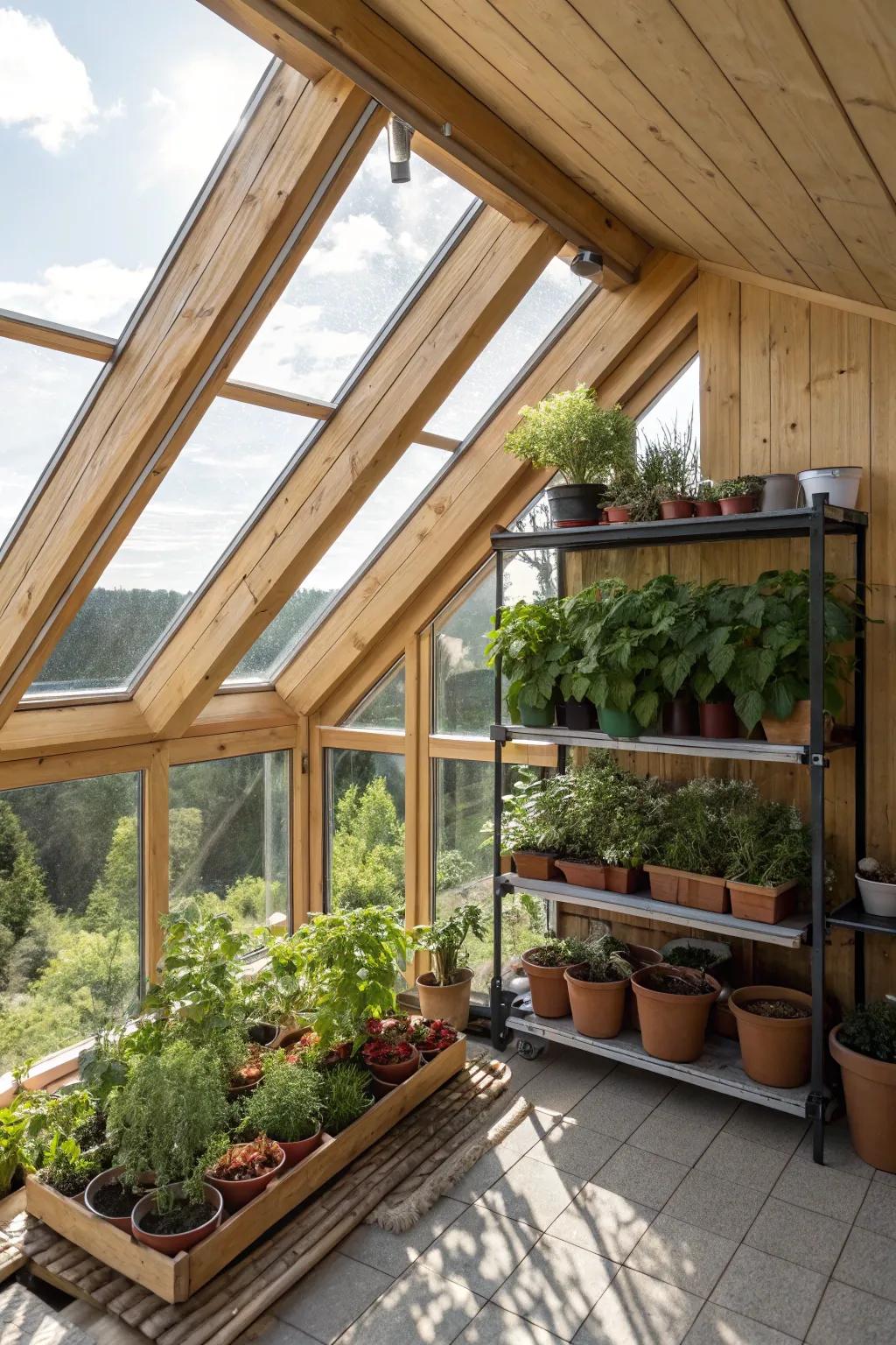 A mini greenhouse to nurture your plants.