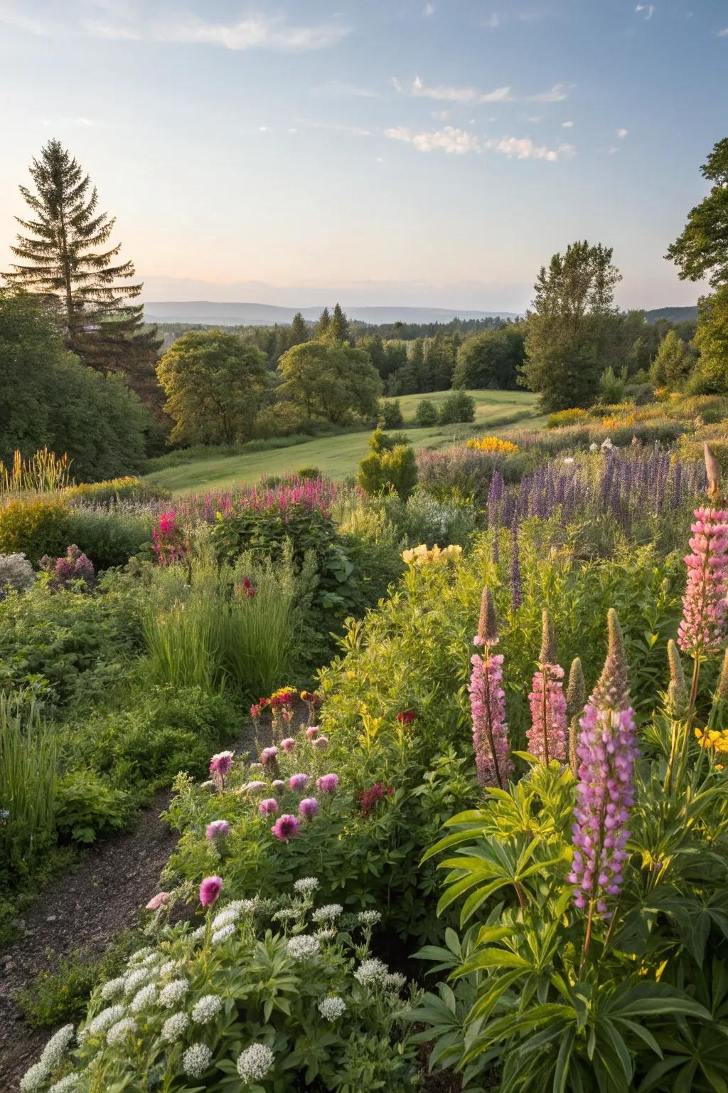 Native plants flourish with little care and support local wildlife.