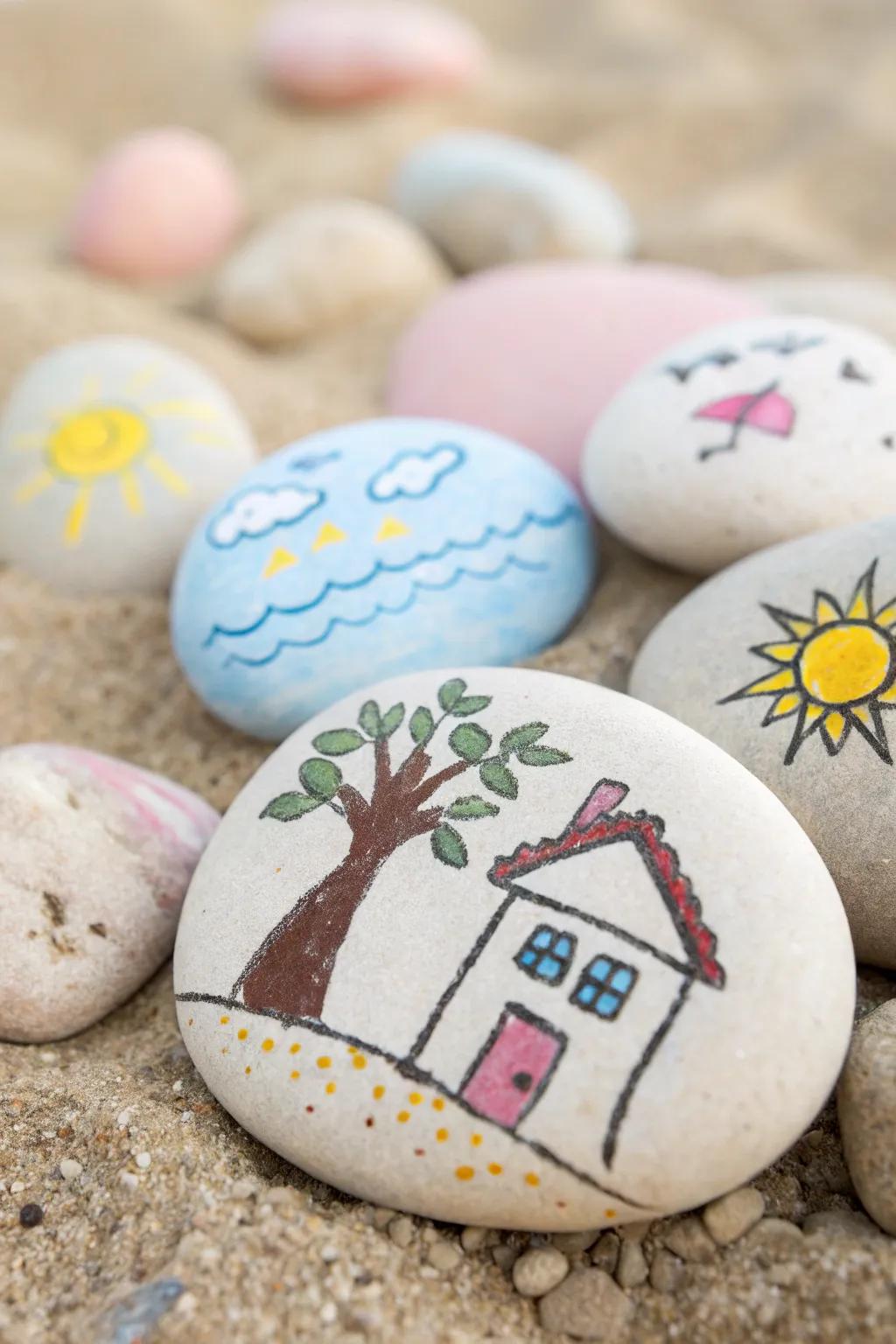 Unleash creativity with colorful pebble art—simple, fun, and perfect for rainy days!