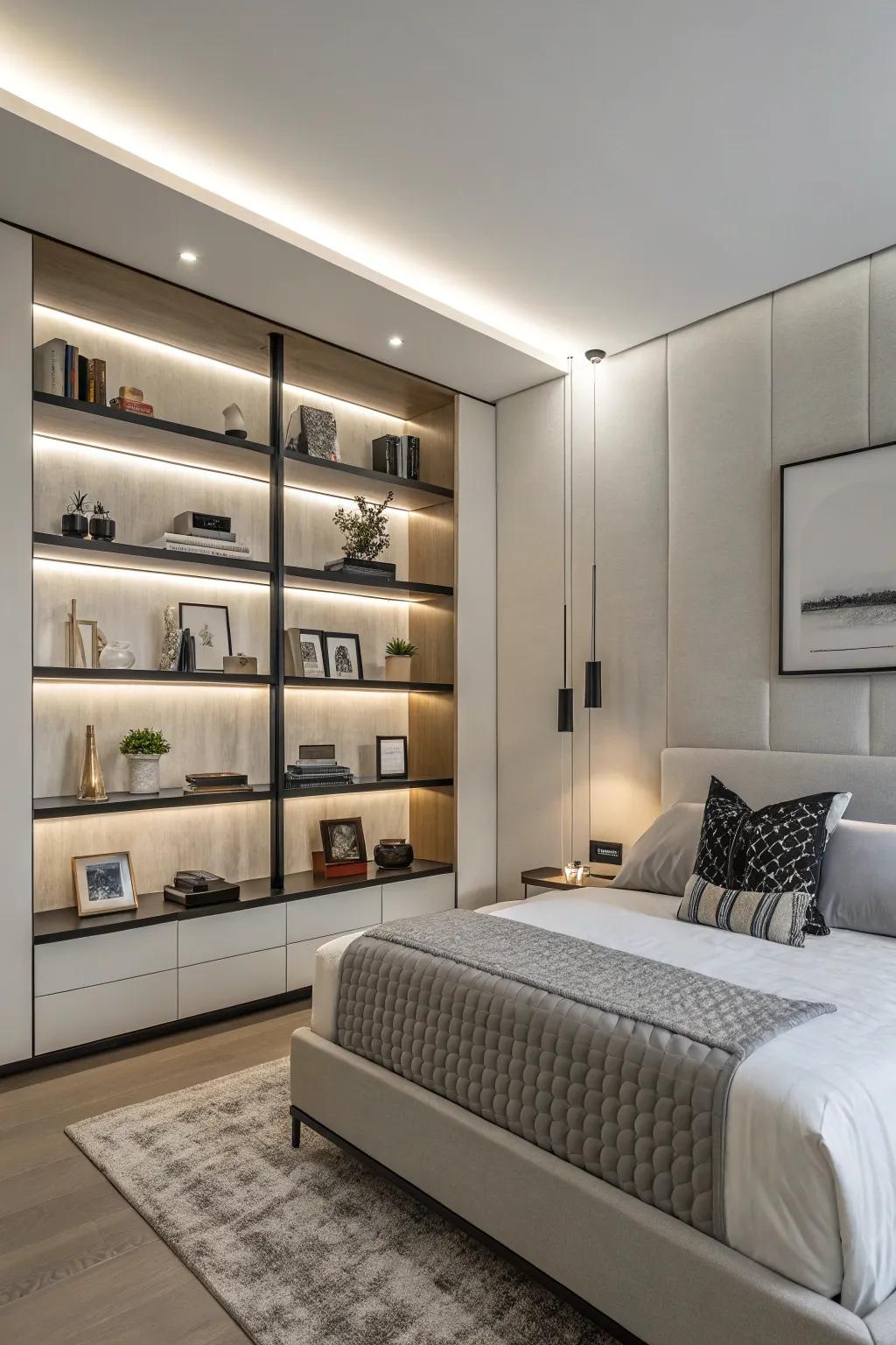 Floating appearance.