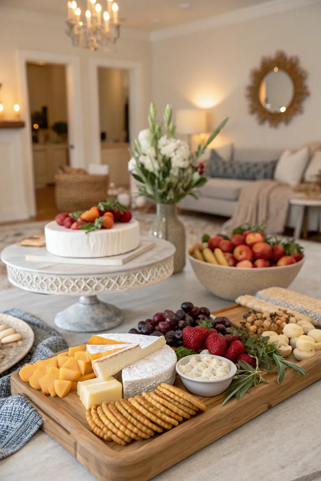 Understated elegance creates a sophisticated and simple display.