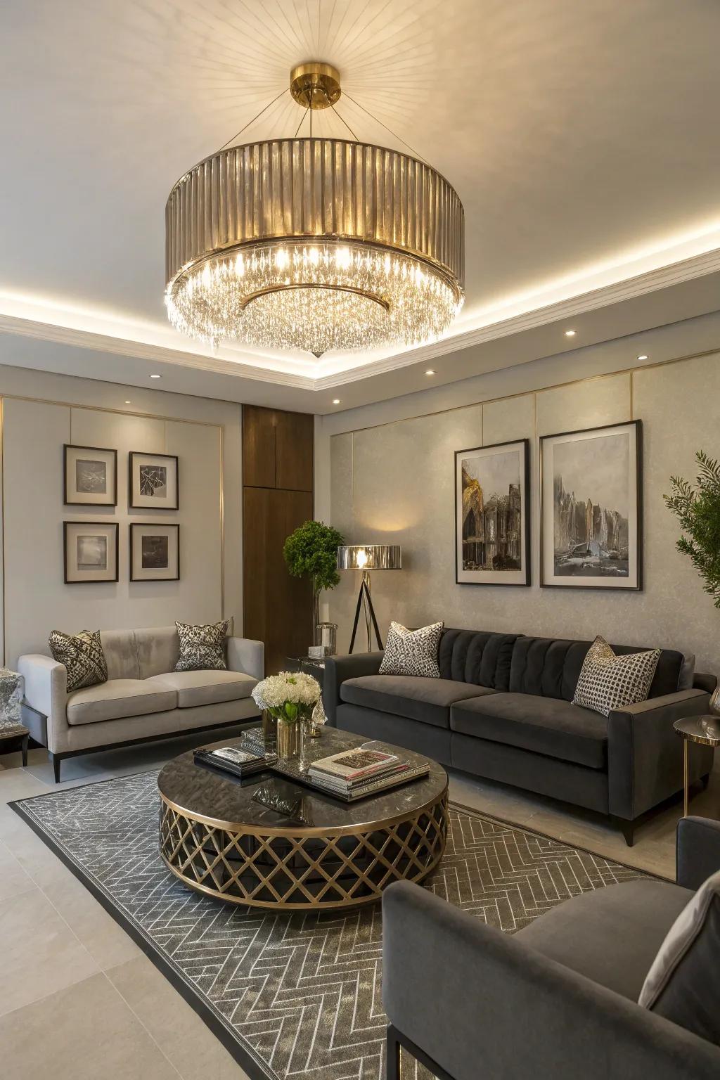 Metal coatings offer a smooth, modern touch.