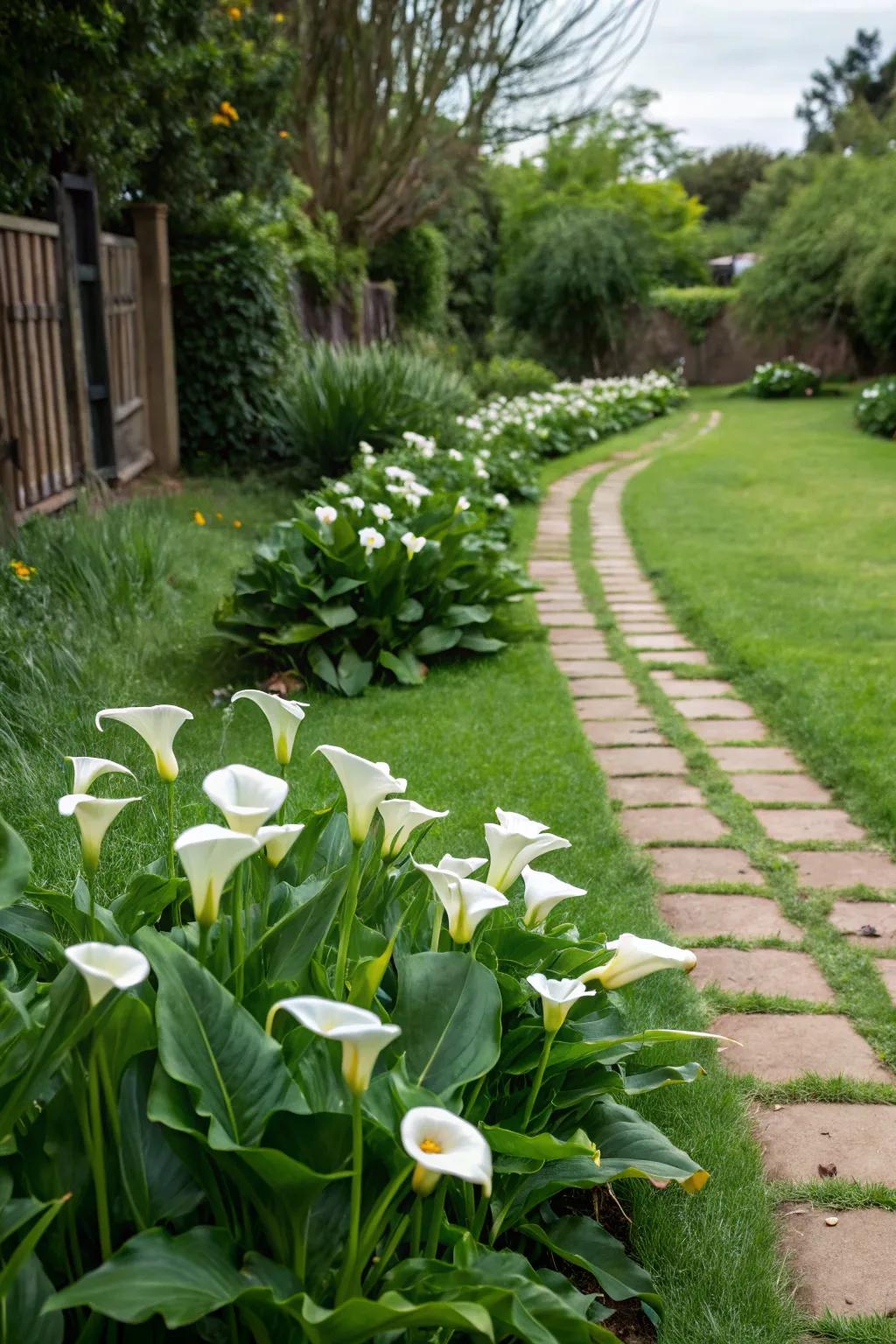 Radiant snowdrops as a sustainable lawn replacement.