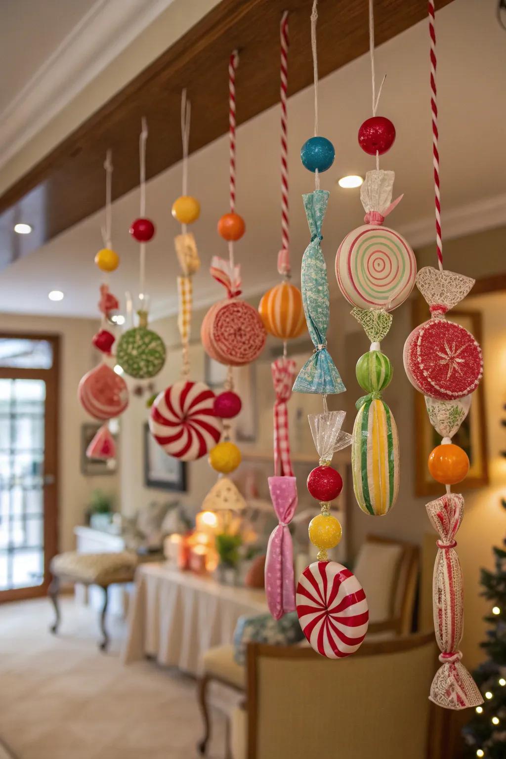 DIY sweets ornaments introduce personal charm to your embellishments.
