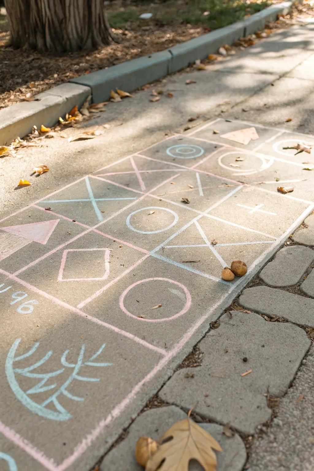Invert the fun! Discover the joy of going backward with this charming crayon obstacle course. 🌿✨