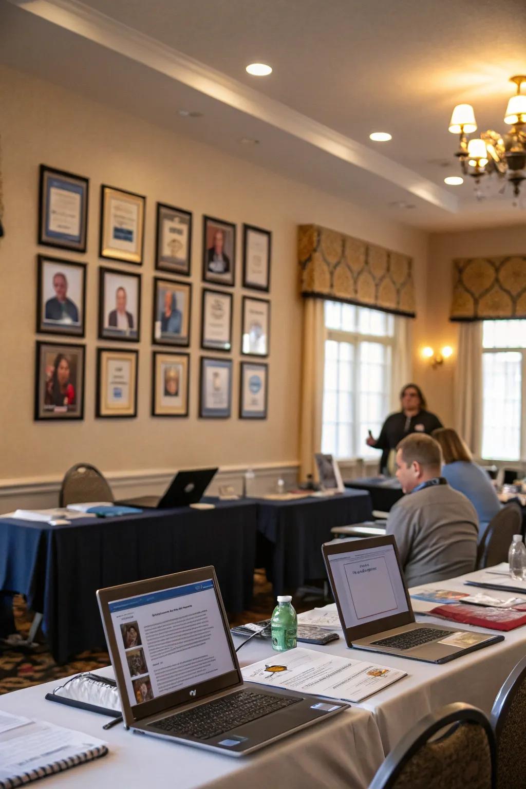 Personal touches create a welcoming and personalized atmosphere.