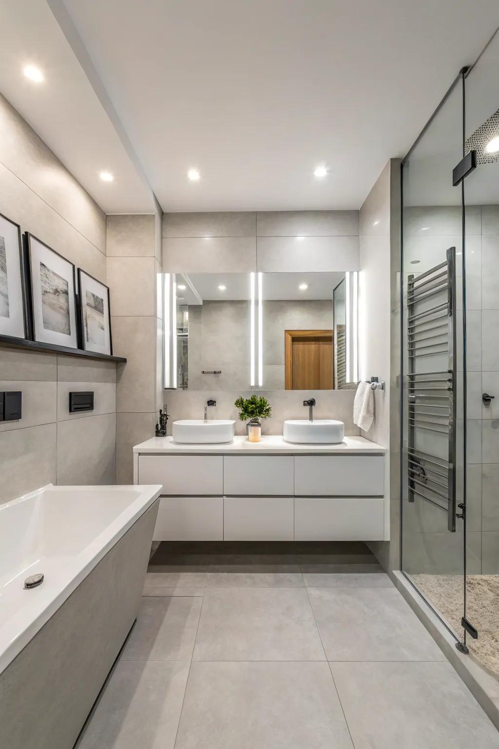 Simplicity with streamlined minimalism.