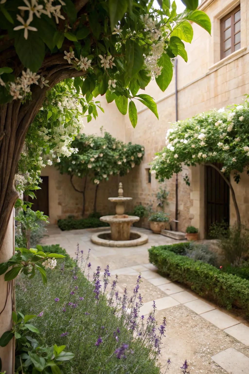 Delight the senses with the fragrance of scented plants.