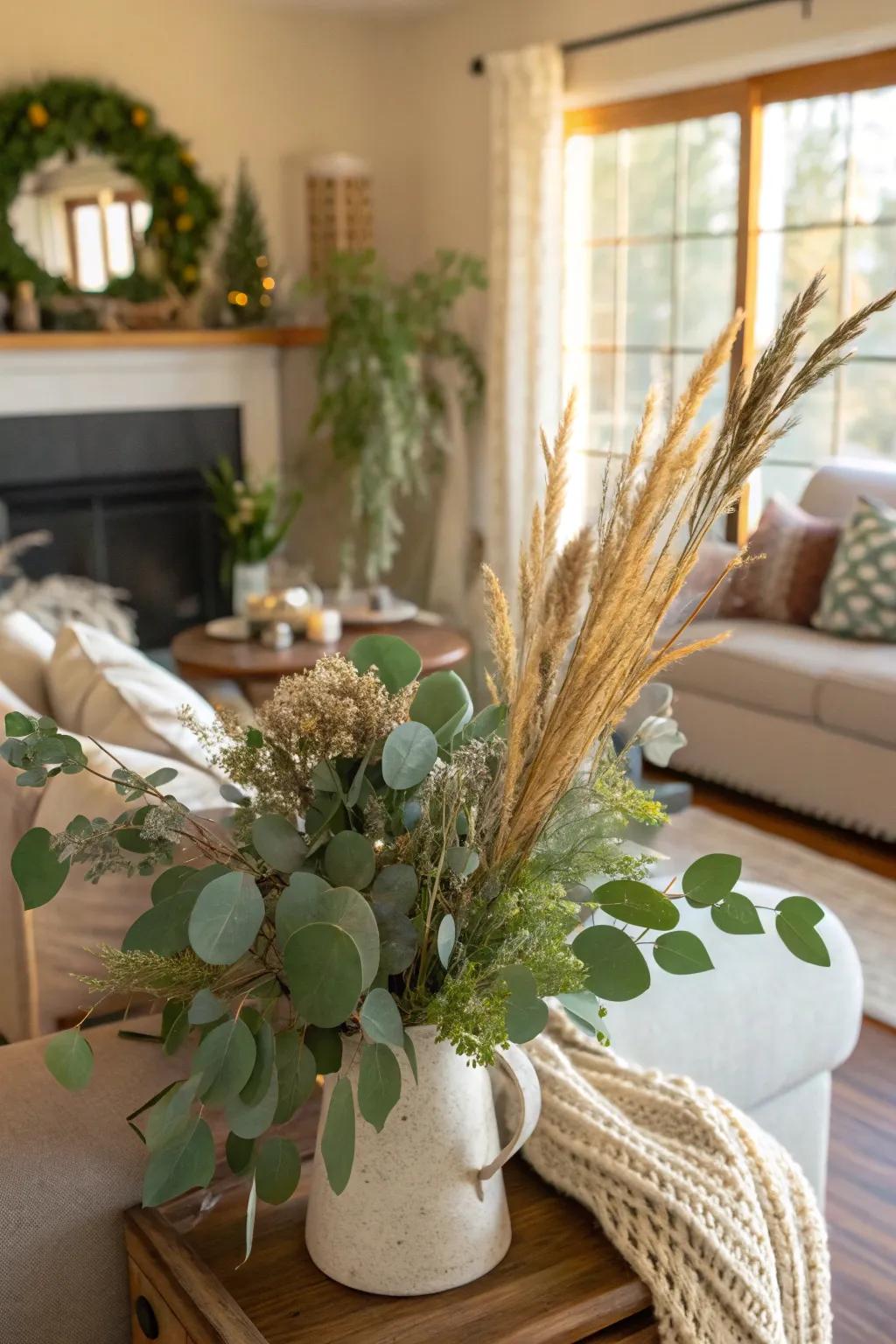 Seasonal plants add freshness and vibrancy to any fall setting.