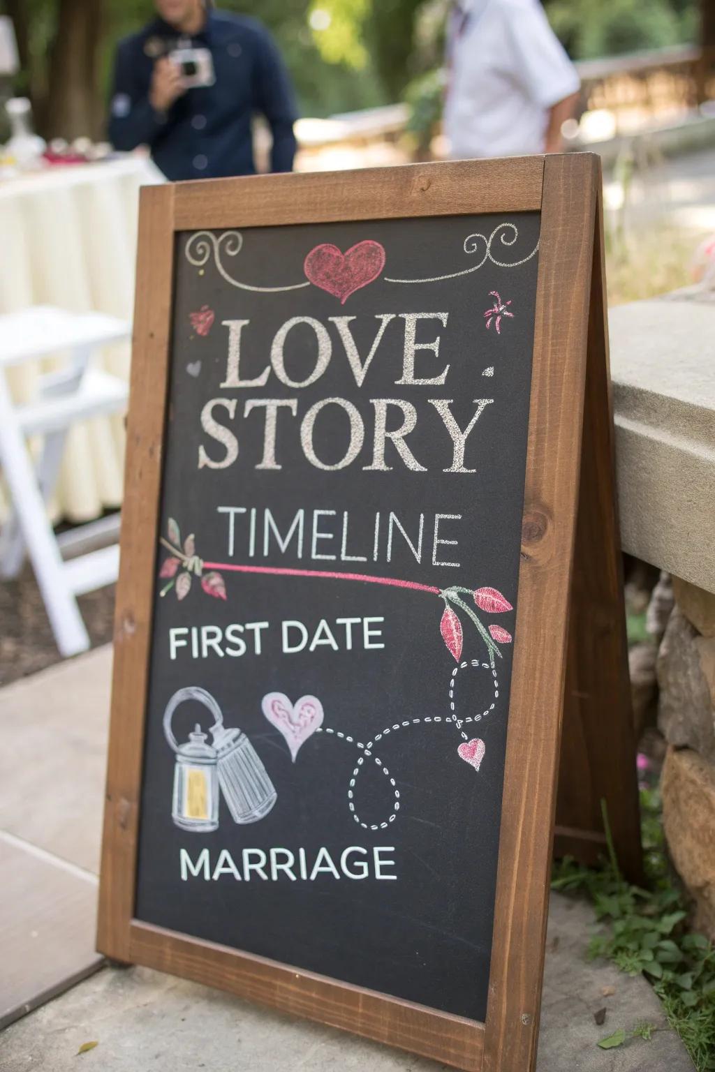 Chronicle your affection through an itinerary.