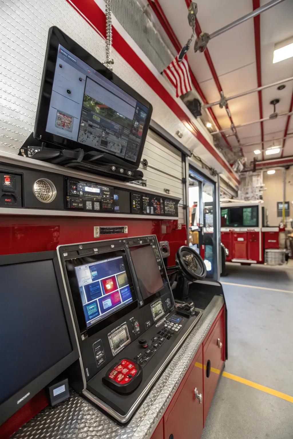 Smart tech integration enhances efficiency and communication.