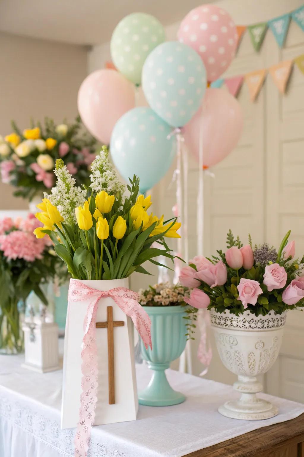 Seasonal decor embellishments capture the essence of renewal and celebration.