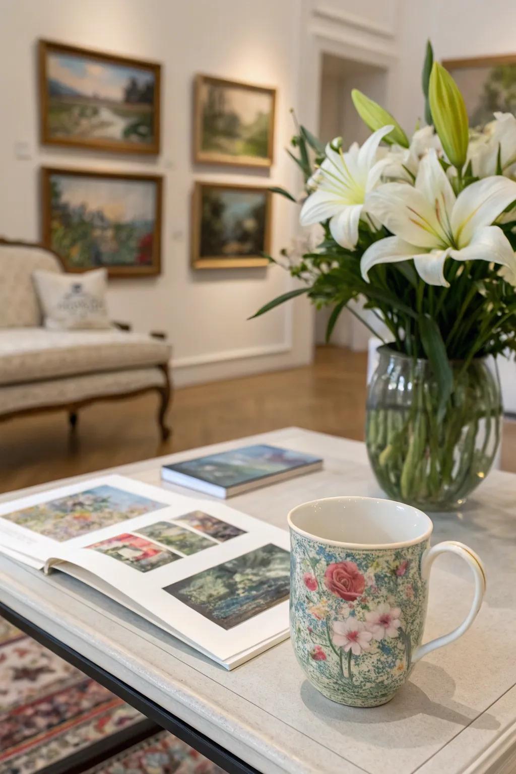 Monet-inspired flower designs for craft aficionados.