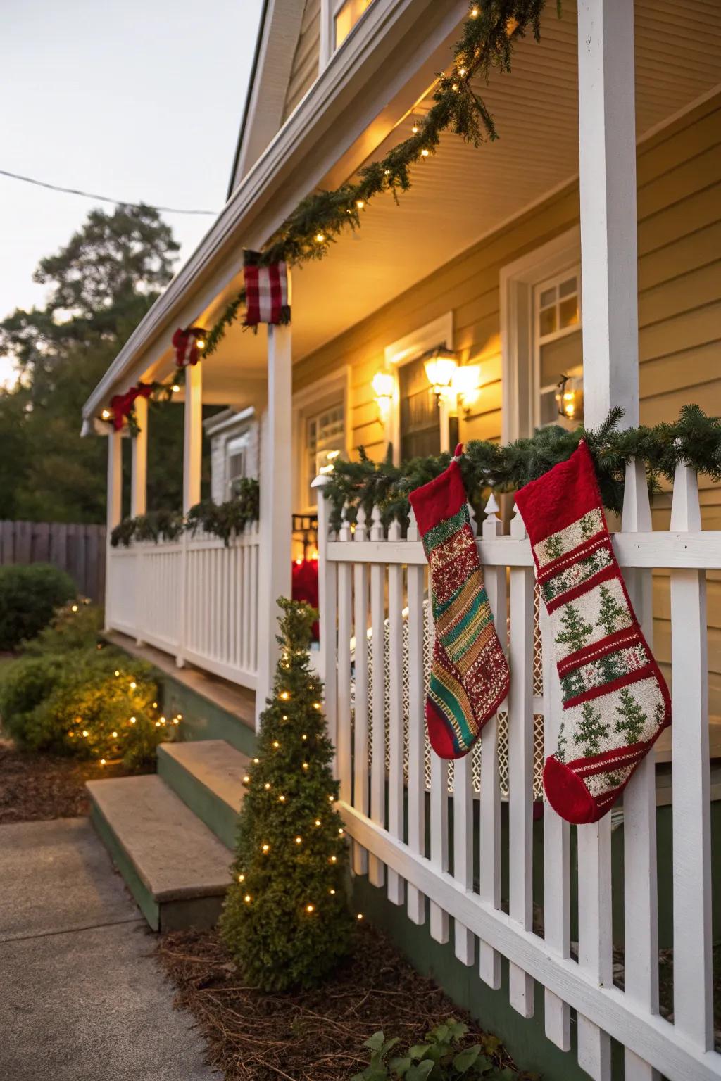 Hosiery contributes a fragment of indoor charm upon your outdoor design.