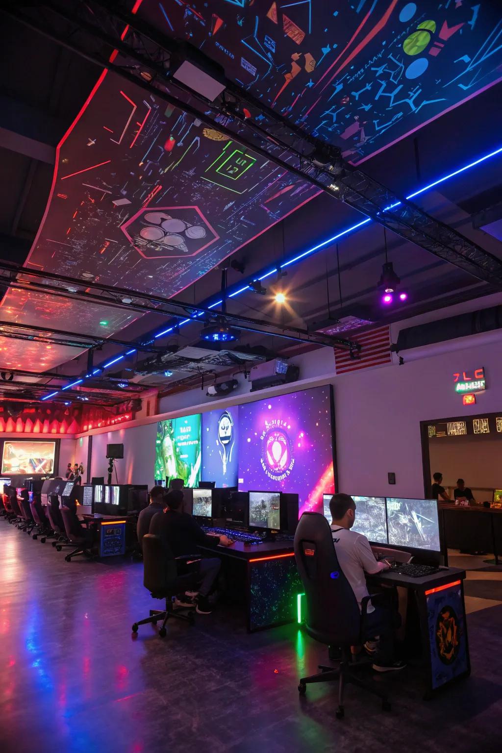 Transform your space with projected visuals.