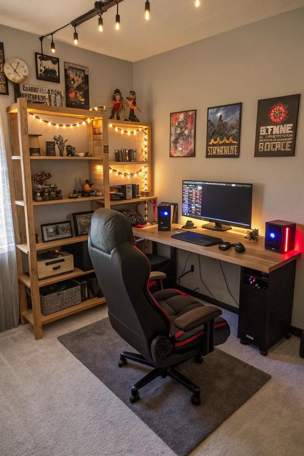 DIY projects contribute a unique and personal touch to your gaming space.