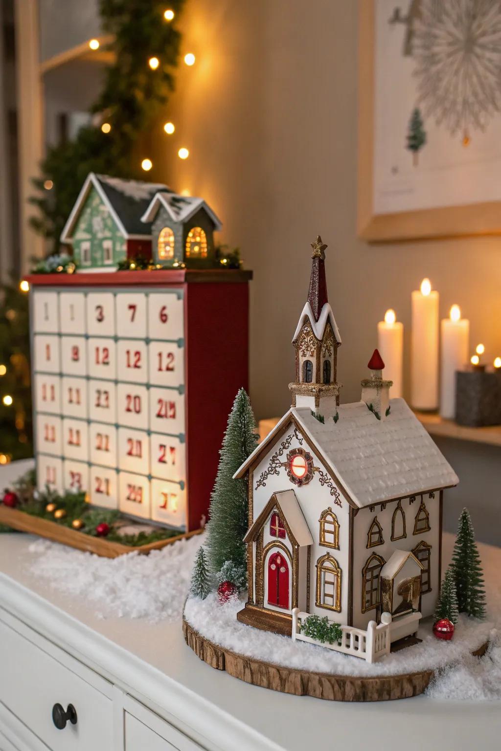 An interactive display adds holiday nostalgia.