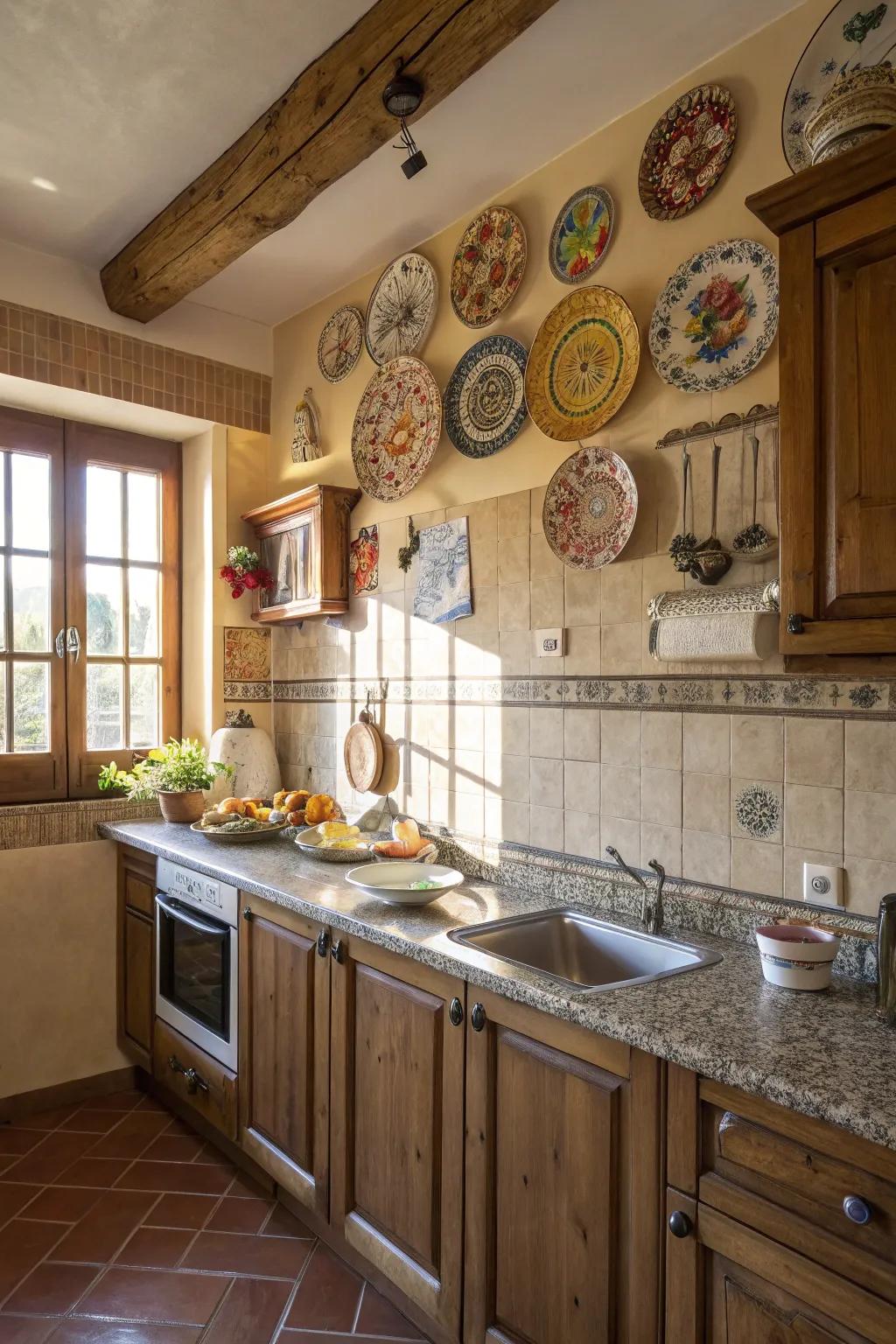 Show plates introduce traditional flair and storytelling.