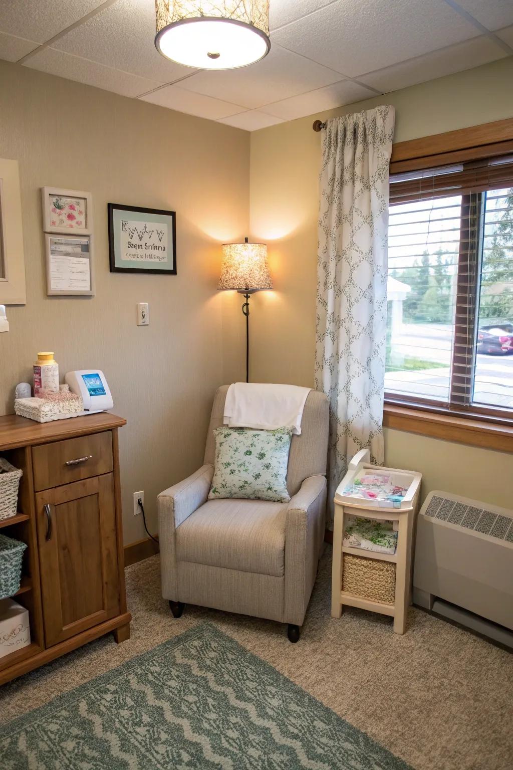 A smart thermostat ensuring optimal temperature control and comfort.