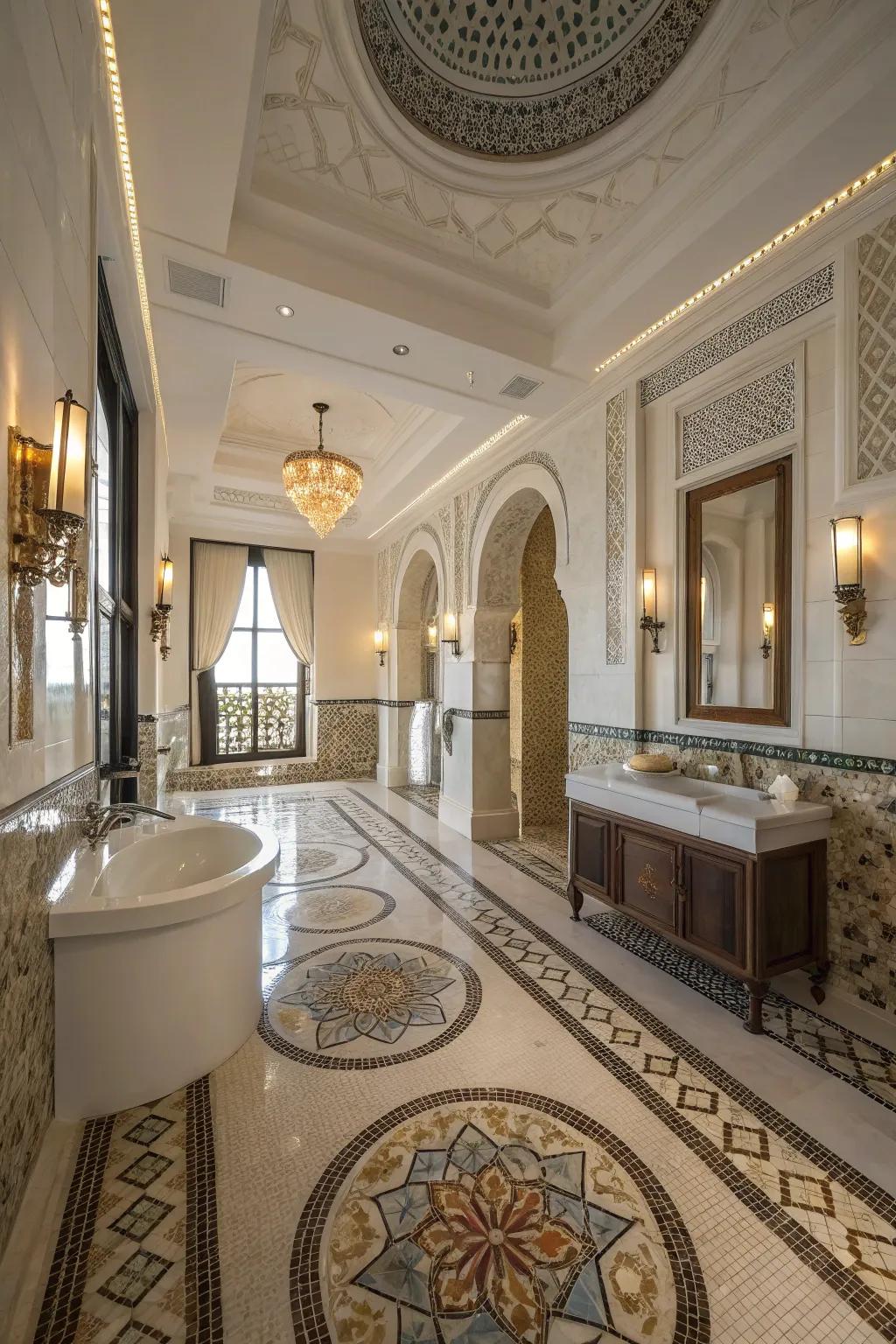 Detailed micro flooring turns any room into a masterpiece.