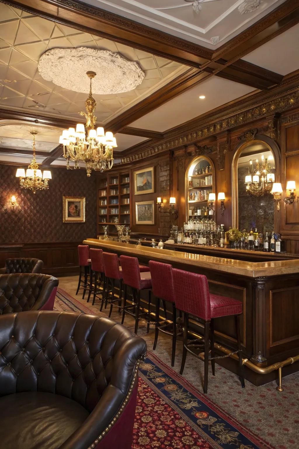 Inject elegance using a touch of vintage charm.