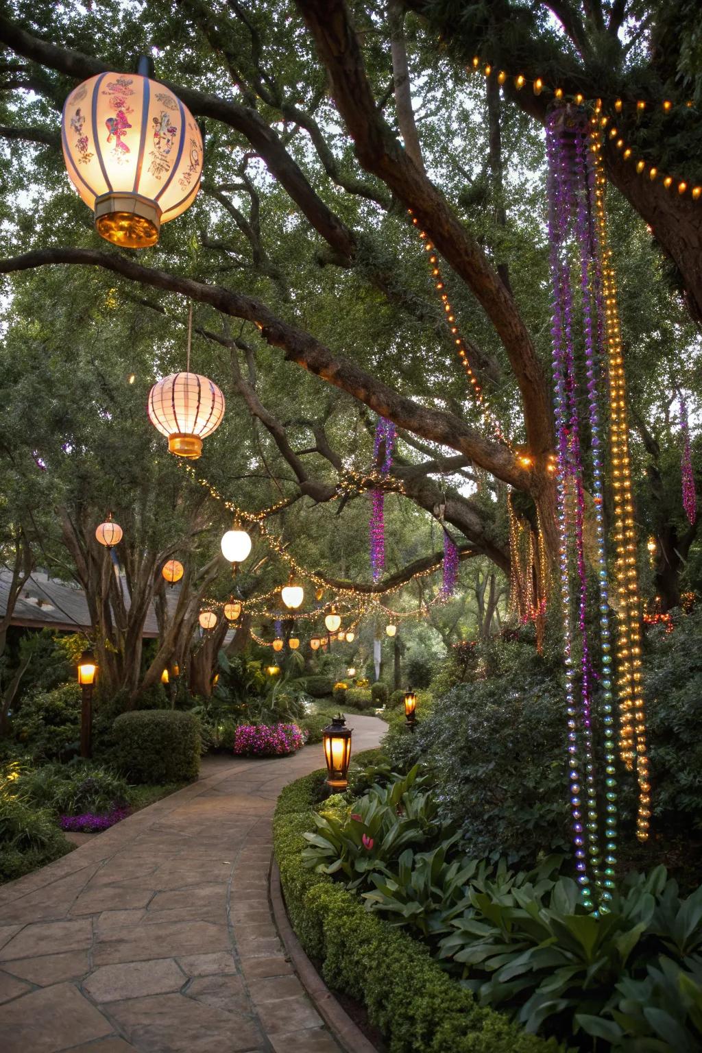 External exhibitions establish the celebratory tone before attendees even tread indoors.