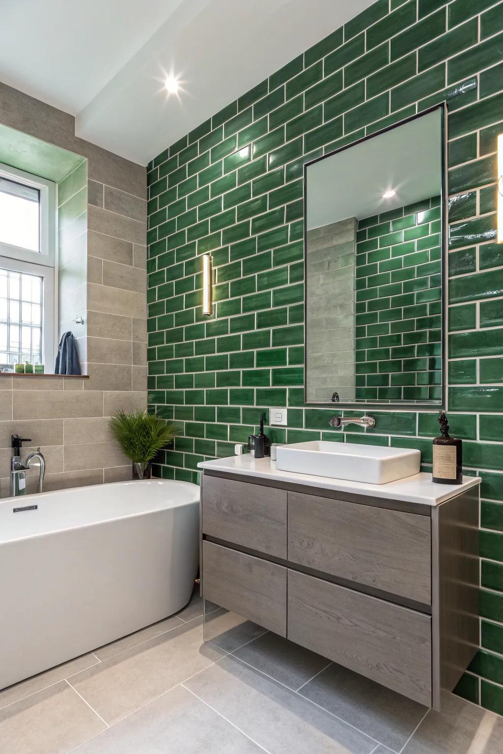 Urban border through textured block styled pieces.