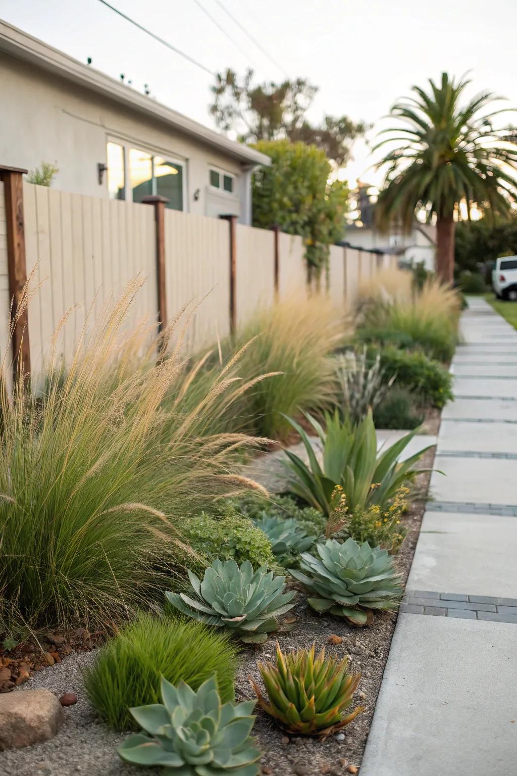 Low-maintenance plants sustain lushness effortlessly.