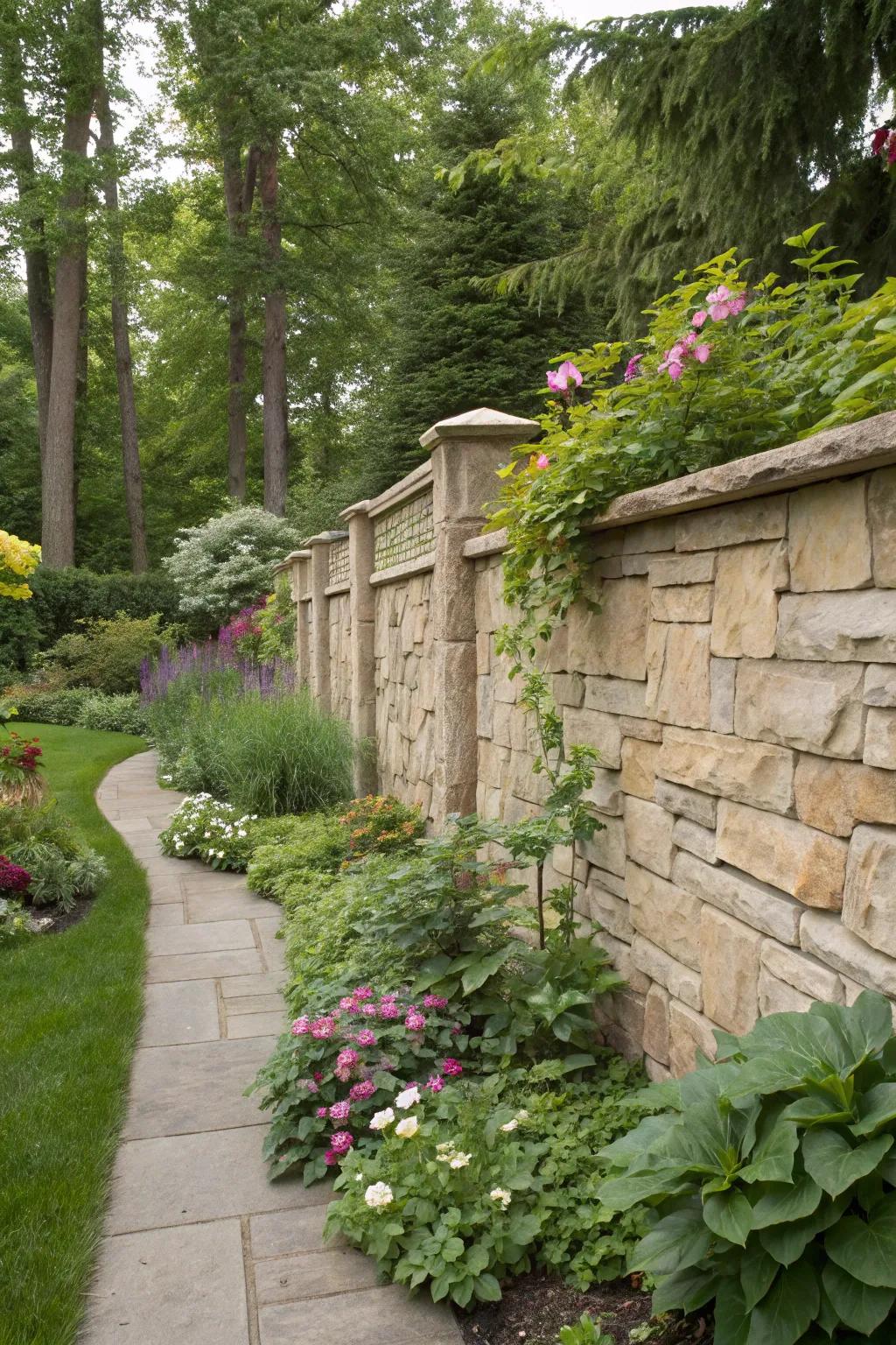 Stone claddings provide a budget-friendly alternative with great aesthetics.