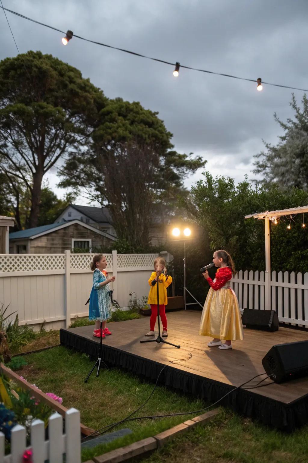 Unleash creativity with an outdoor drama platform.