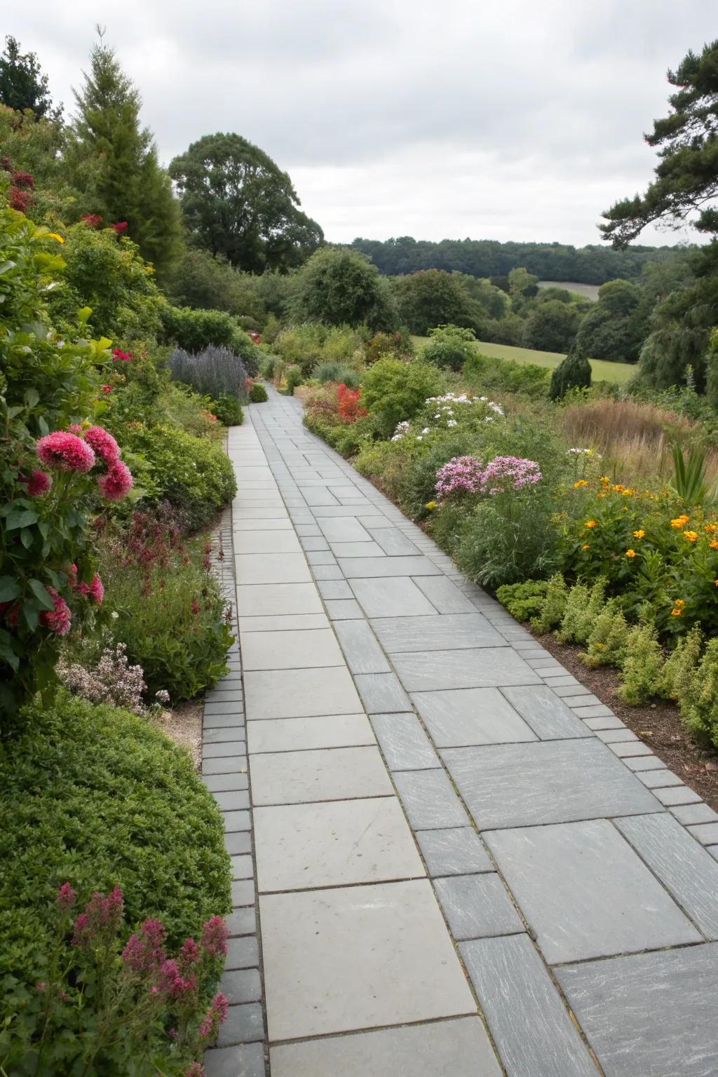 Embrace versatility with chic gray tiles.