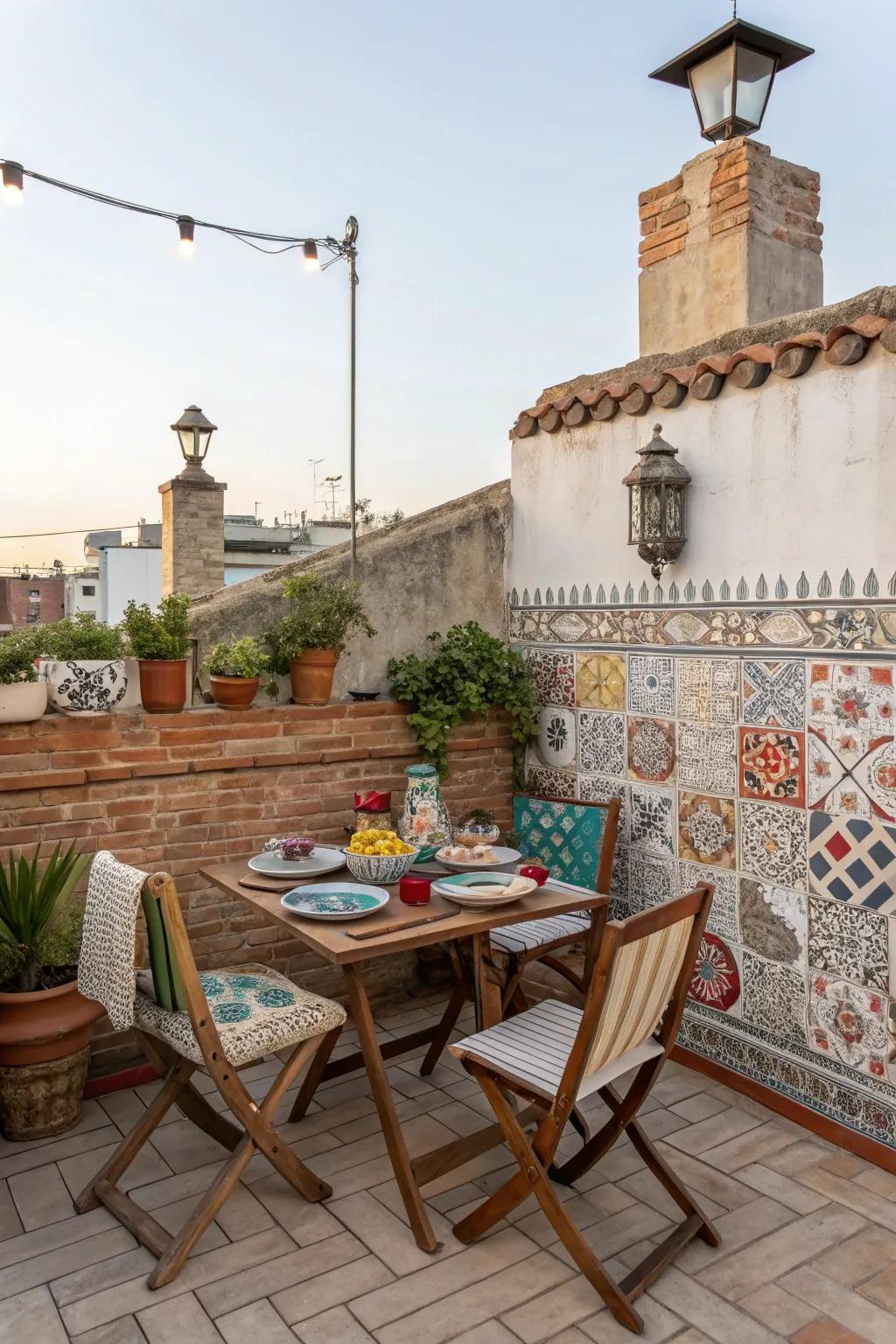 Timeless patterns add cozy, nostalgic charm.