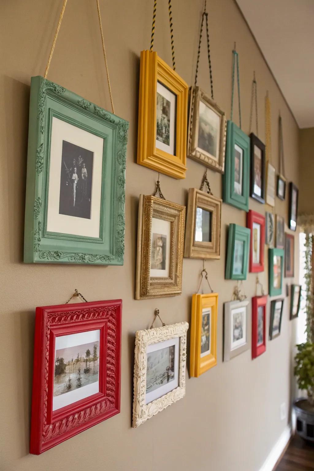 Varied frame blends contribute to a playful atmosphere.