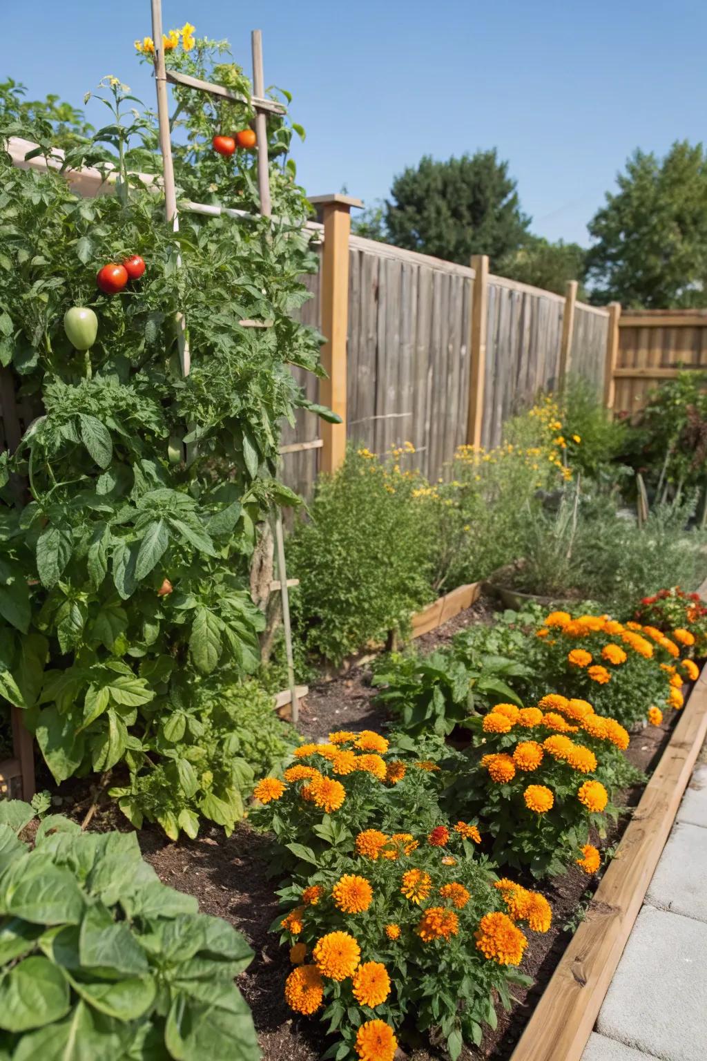 Inherent pest management methods keep gardens secure and flourishing.