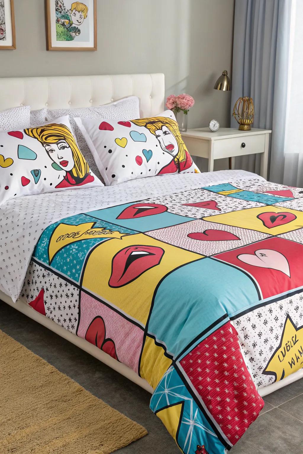 Bedding that injects a lively energy.