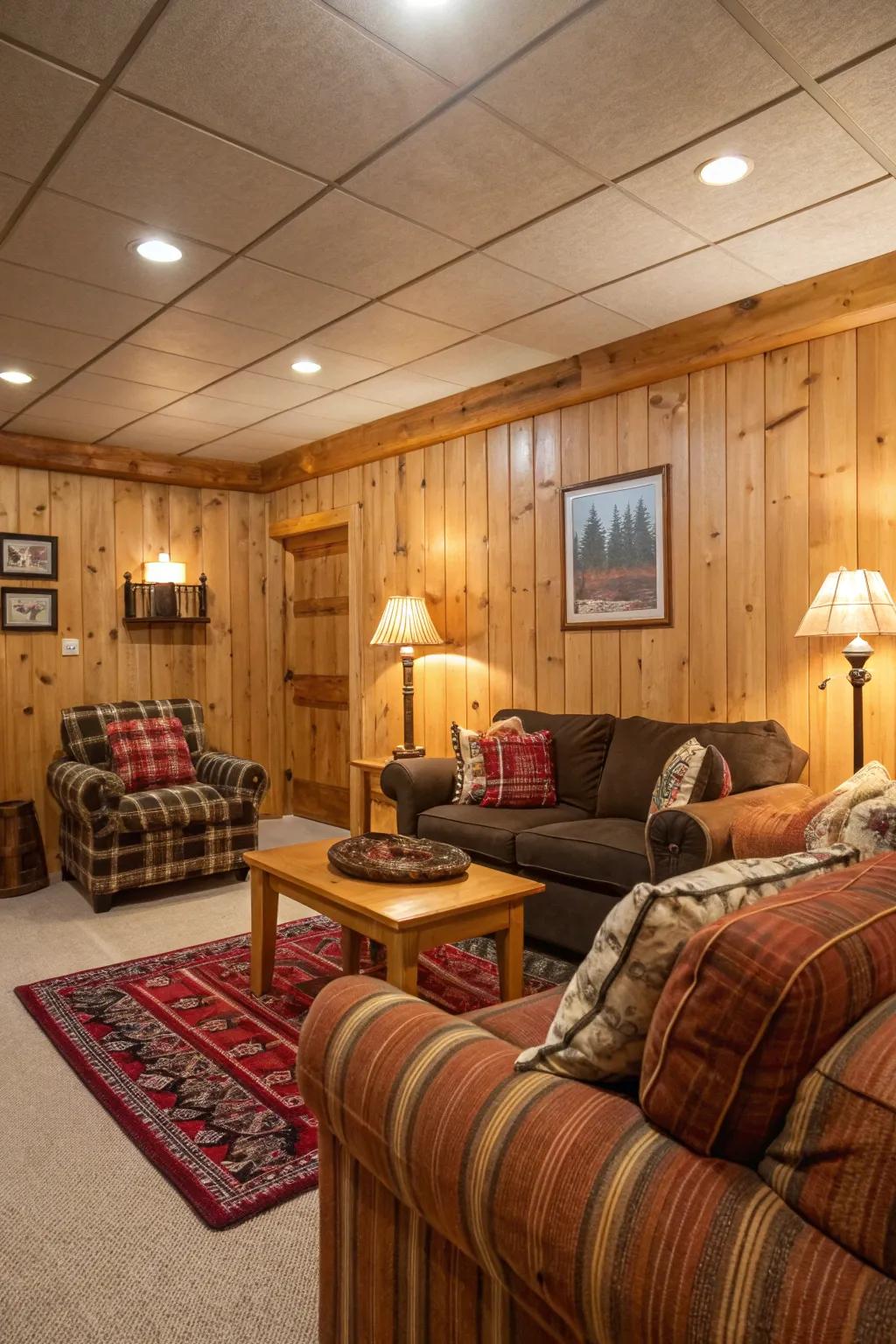 Countryside elements create a cozy, retreat-like atmosphere.