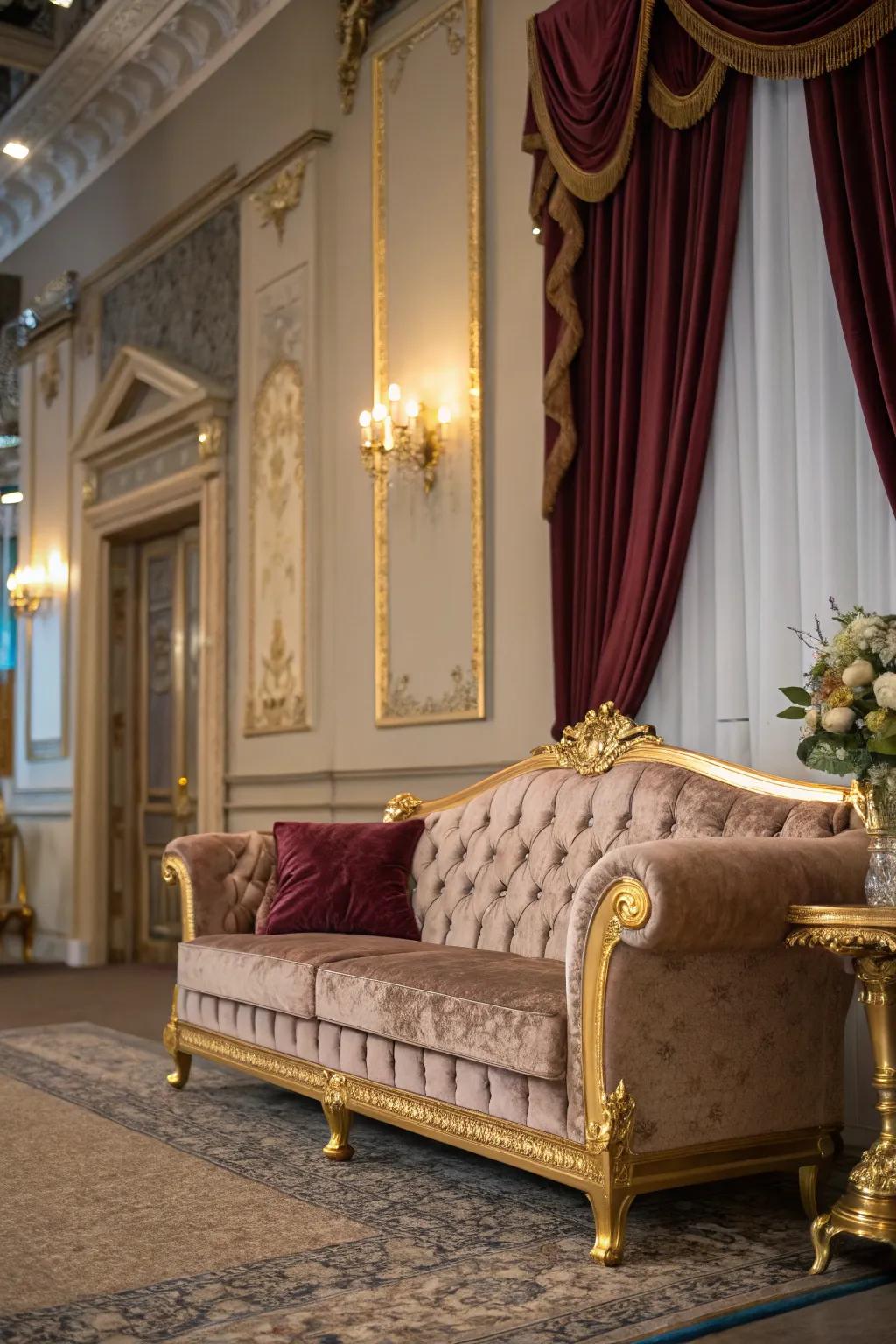 A space further elevated through integrating luxurious touches, designed to promote a sophisticated sensation.