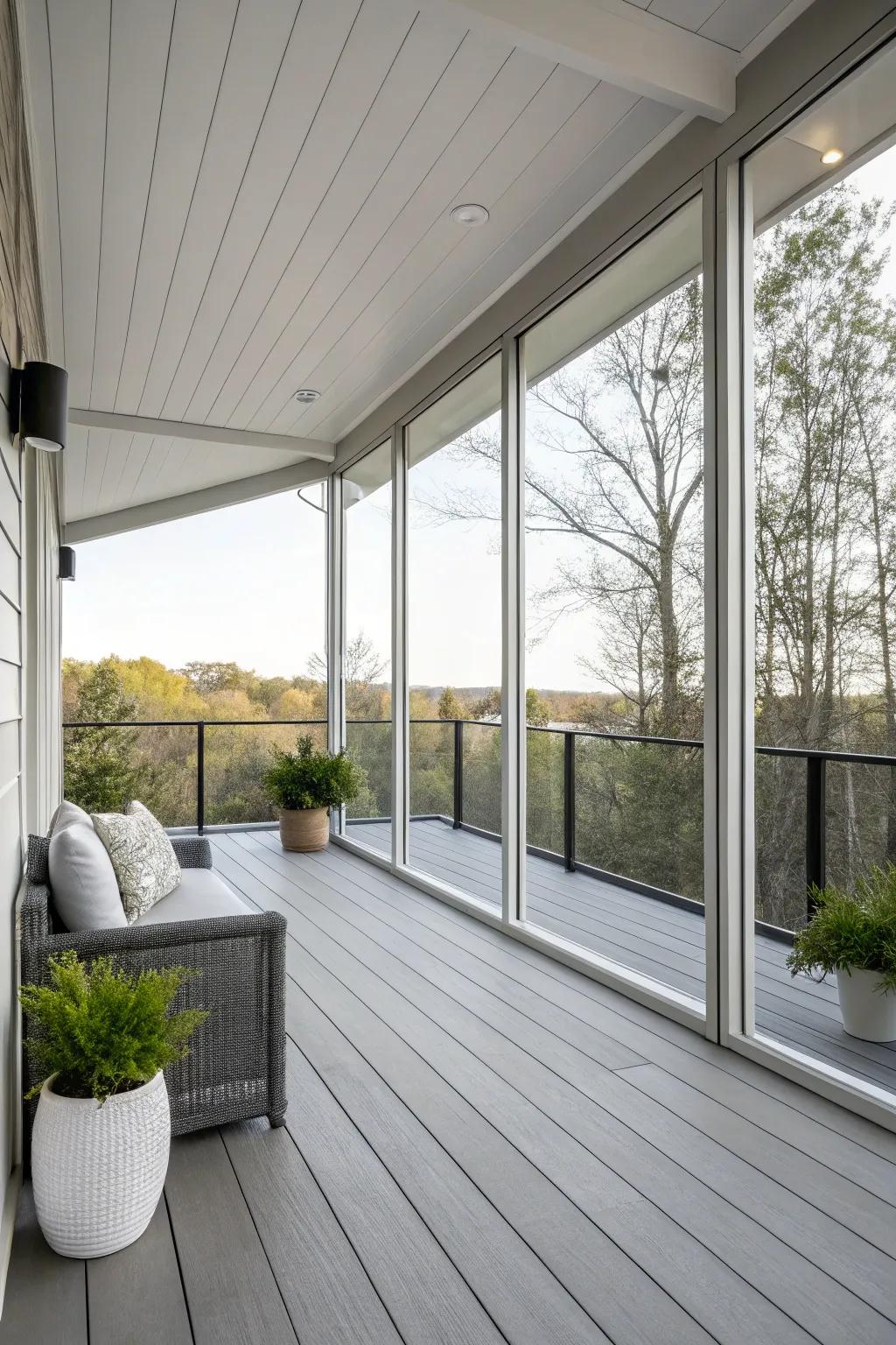 Gain simplicity and elegance using a modern minimalist design.