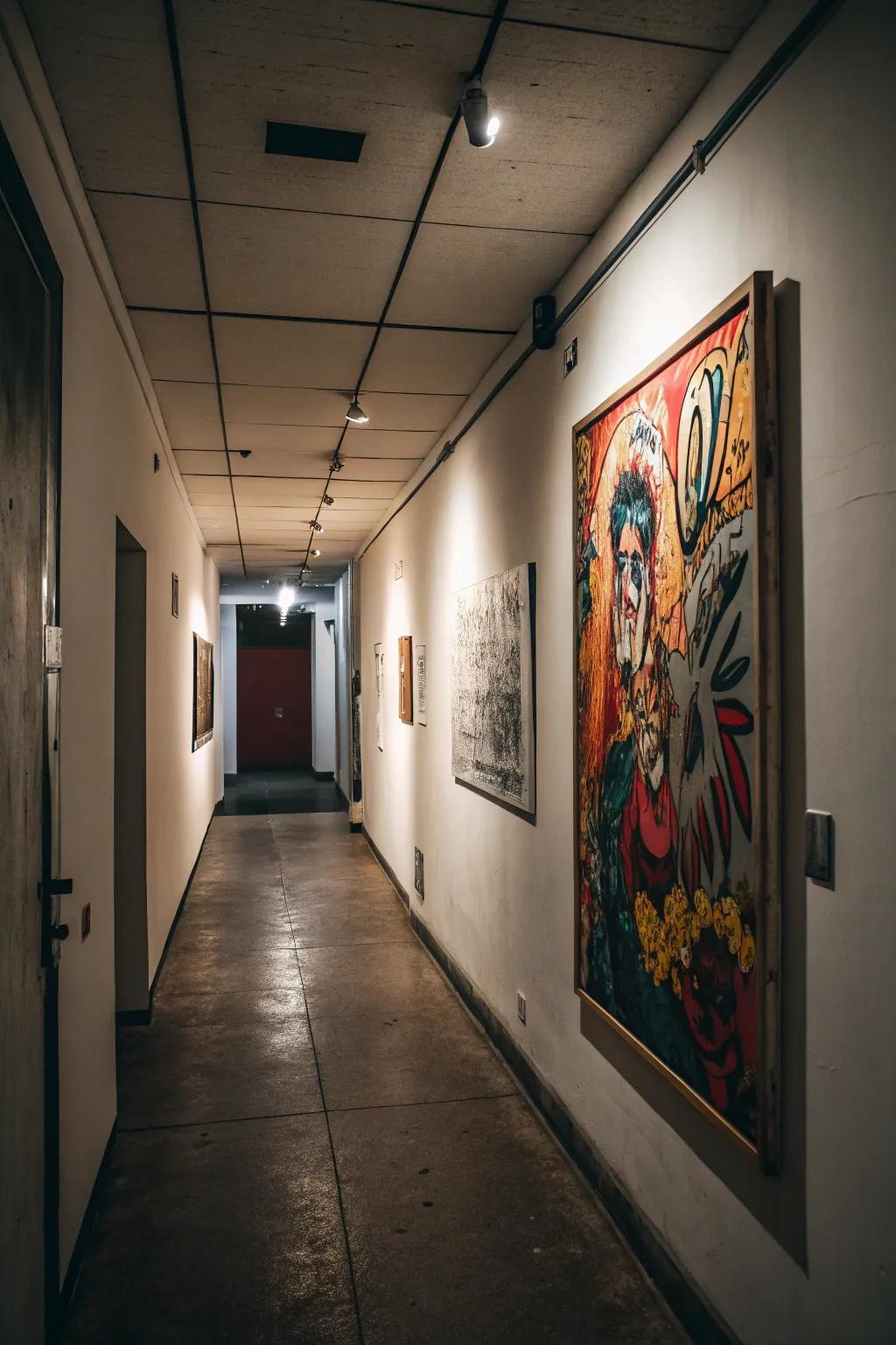 A striking piece adds focus and flair.