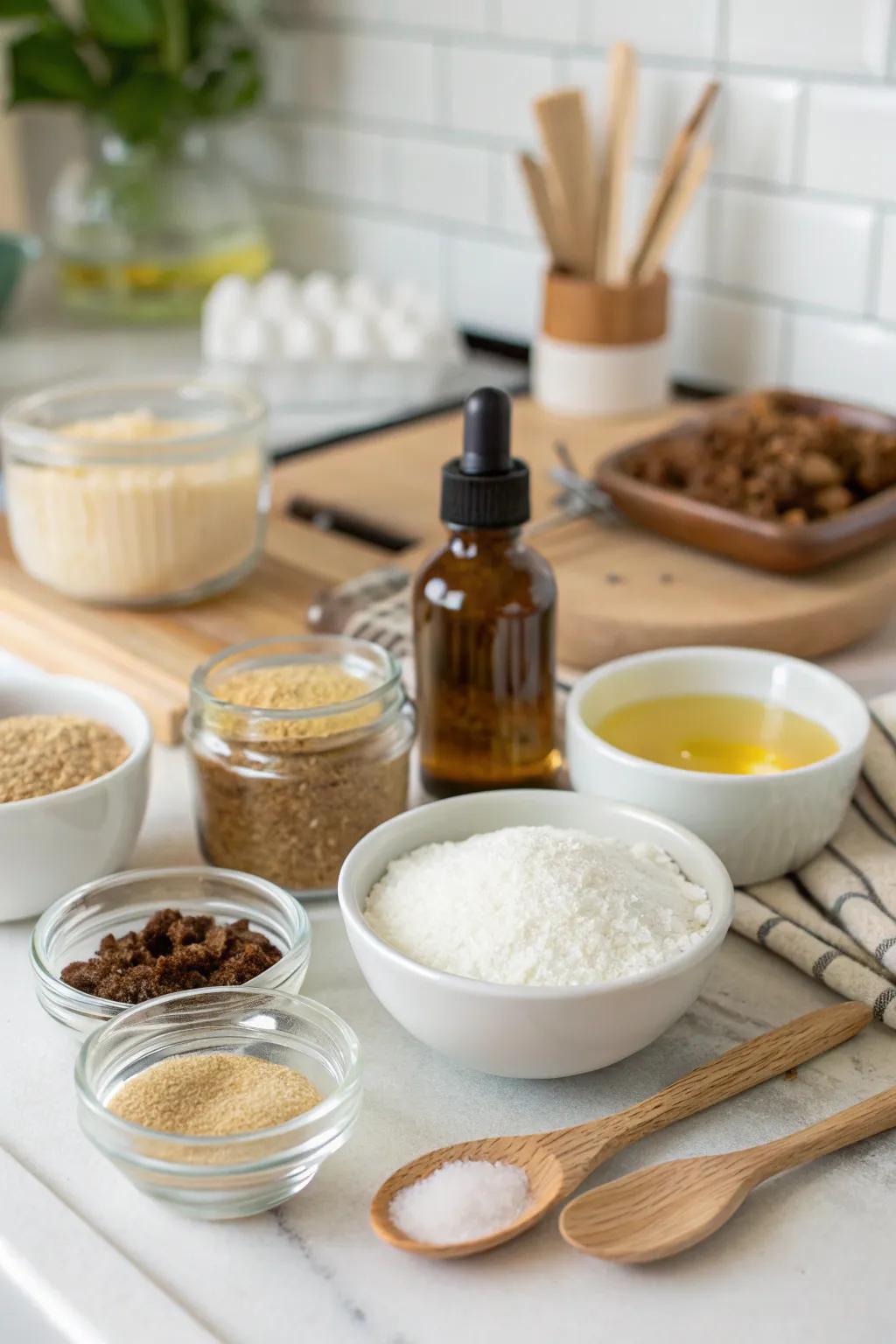 Fashion nourishing dermal exfoliants through straightforward pantry constituents.