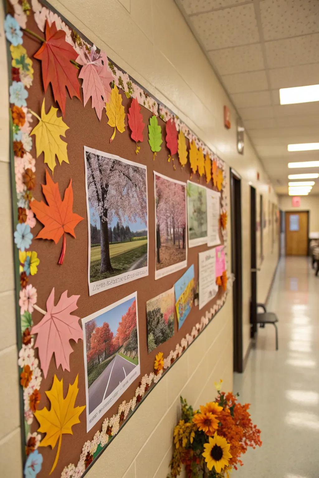 Seasonal elements refresh the board with decorations.