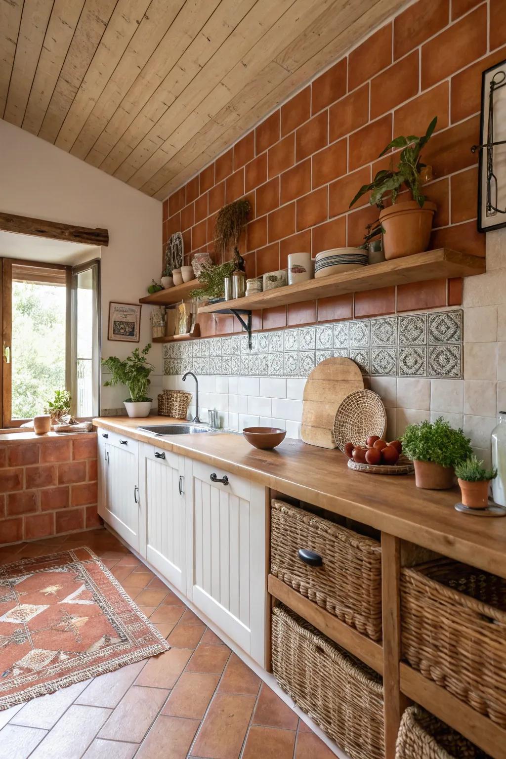 Warm up your space with clay vibes.