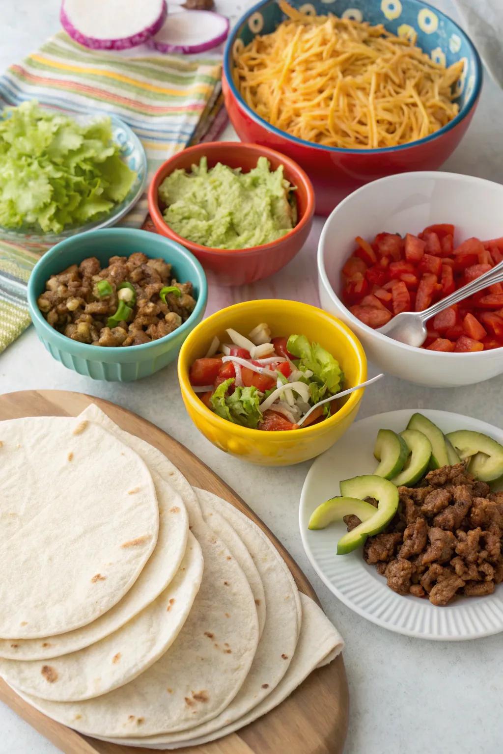 A captivating and engaging build-your-own wrap emporium.