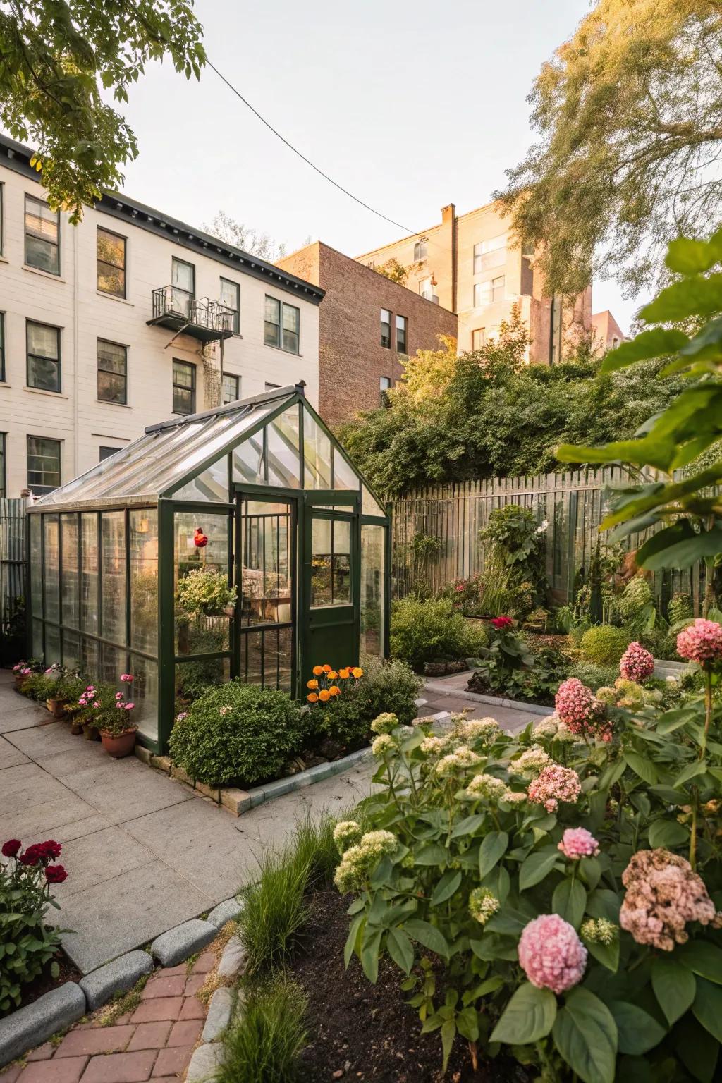 Cultivate plants year-round with a personal greenhouse.