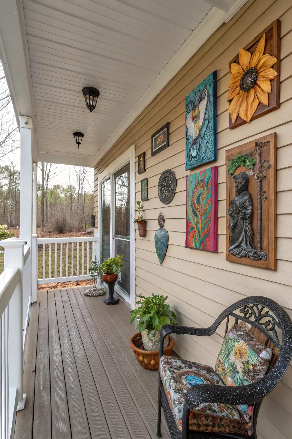 Express yourself with artistic wall ornaments.
