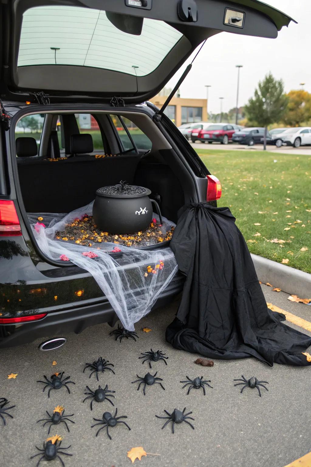 Arachnids furnish a traditional startle element.