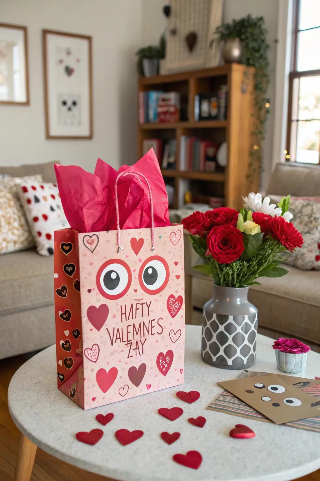 Quirky Valentine's gift featuring fun, unexpected elements.