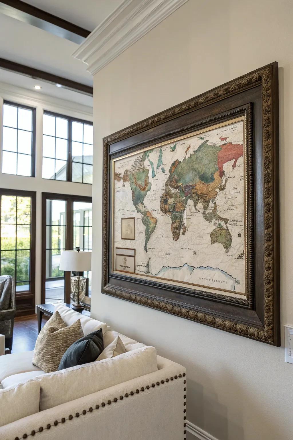 Custom location artwork commemorating a special place