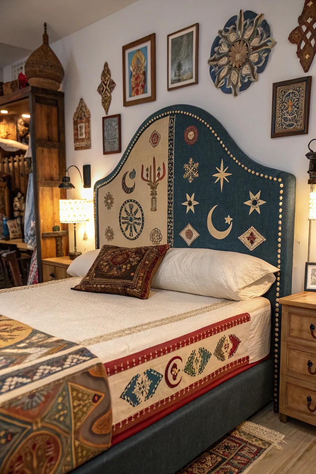 A cultural blend yields a rich and varied aesthetic in your space.