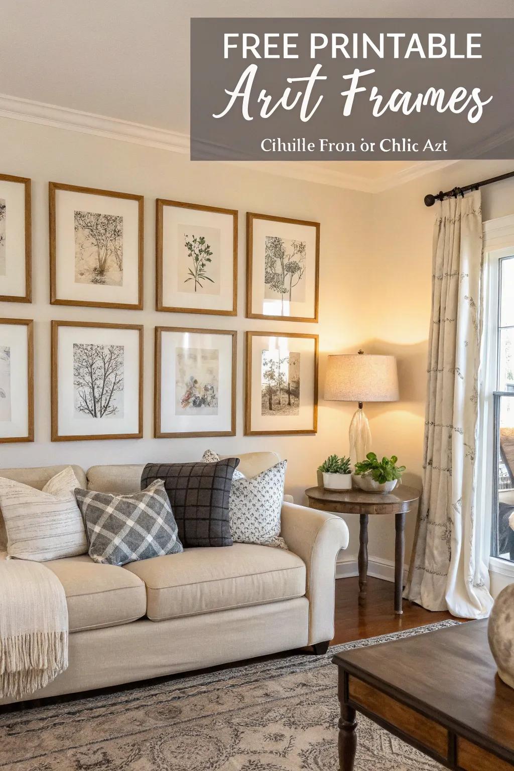 Downloadable art is a cost-effective way to revitalize your walls.